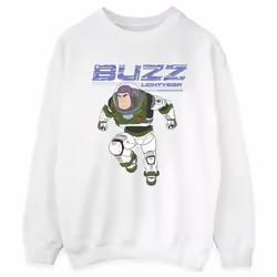 Disney - Sweat LIGHTYEAR JUMP TO ACTION - Femme (Blanc)