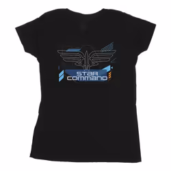 Disney - T-shirt LIGHTYEAR STAR COMMANDS - Femme (Noir)