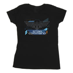 Disney - T-shirt LIGHTYEAR STAR COMMANDS - Femme (Noir)