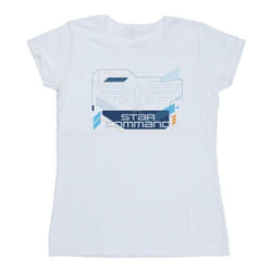 Disney - T-shirt LIGHTYEAR STAR COMMANDS - Femme (Blanc)