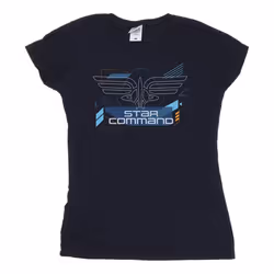 Disney - T-shirt LIGHTYEAR STAR COMMANDS - Femme (Bleu marine)