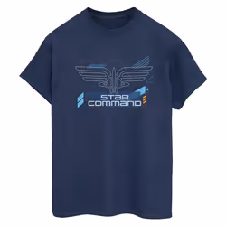 Disney - T-shirt LIGHTYEAR STAR COMMANDS - Femme (Bleu marine)
