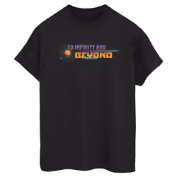 Disney - T-shirt LIGHTYEAR INFINITY AND BEYOND - Femme (Noir)