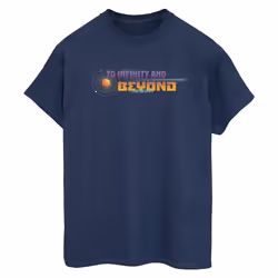 Disney - T-shirt LIGHTYEAR INFINITY AND BEYOND - Femme (Bleu marine)