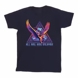 Marvel - T-shirt LOVE AND THUNDER - Homme (Bleu marine)