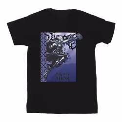 Marvel - T-shirt LOVE AND THUNDER MIGHTY - Homme (Noir)