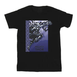 Marvel - T-shirt LOVE AND THUNDER MIGHTY - Homme (Noir)