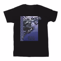 Marvel - T-shirt LOVE AND THUNDER MIGHTY - Homme (Noir)