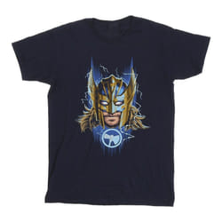 Marvel - T-shirt LOVE AND THUNDER - Homme (Bleu marine)