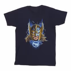 Marvel - T-shirt LOVE AND THUNDER - Homme (Bleu marine)
