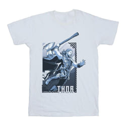 Marvel - T-shirt LOVE AND THUNDER - Homme (Blanc)