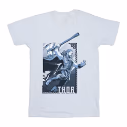 Marvel - T-shirt LOVE AND THUNDER - Homme (Blanc)