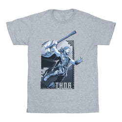 Marvel - T-shirt LOVE AND THUNDER - Homme (Gris chiné)