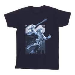 Marvel - T-shirt LOVE AND THUNDER - Homme (Bleu marine)