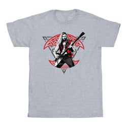 Marvel - T-shirt LOVE AND THUNDER - Homme (Gris chiné)