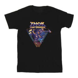 Marvel - T-shirt LOVE AND THUNDER - Homme (Noir)