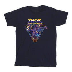 Marvel - T-shirt LOVE AND THUNDER - Homme (Bleu marine)