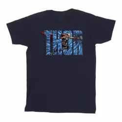 Marvel - T-shirt LOVE AND THUNDER - Homme (Bleu marine)