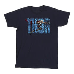 Marvel - T-shirt LOVE AND THUNDER - Homme (Bleu marine)