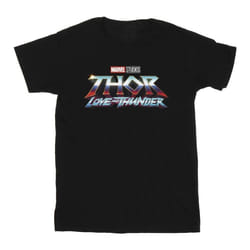 Marvel - T-shirt LOVE AND THUNDER - Homme (Noir)