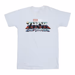 Marvel - T-shirt LOVE AND THUNDER - Homme (Blanc)