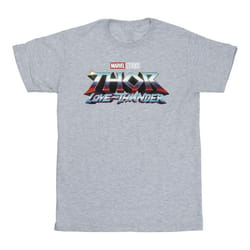 Marvel - T-shirt LOVE AND THUNDER - Homme (Gris chiné)
