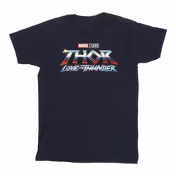 Marvel - T-shirt LOVE AND THUNDER - Homme (Bleu marine)