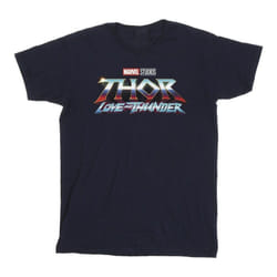 Marvel - T-shirt LOVE AND THUNDER - Homme (Bleu marine)