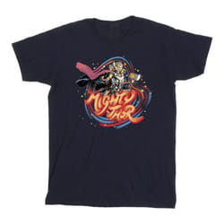Marvel - T-shirt LOVE AND THUNDER - Homme (Bleu marine)