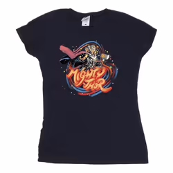 Marvel - T-shirt LOVE AND THUNDER - Femme (Bleu marine)