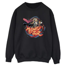Marvel - Sweat LOVE AND THUNDER - Femme (Noir)