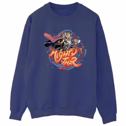 Marvel - Sweat LOVE AND THUNDER - Femme (Bleu marine)