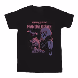 Star Wars - T-shirt THE MANDALORIAN HELLO FRIEND - Homme (Noir)