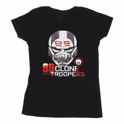 Star Wars - T-shirt THE BAD BATCH CLONE TROOPERS - Femme (Noir)