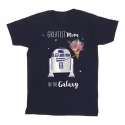 Star Wars - T-shirt GREATEST MUM - Fille (Bleu marine)