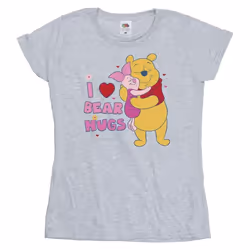 Disney - T-shirt MUM BEST HUGS - Femme (Gris chiné)