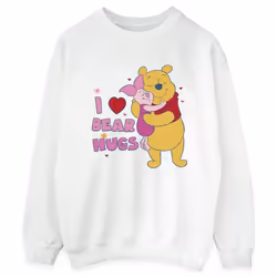 Disney - Sweat MUM BEST HUGS - Femme (Blanc)