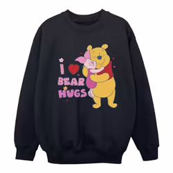 Disney - Sweat MUM BEST HUGS - Fille (Noir)