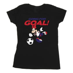 Disney - T-shirt GOING FOR GOAL - Femme (Noir)