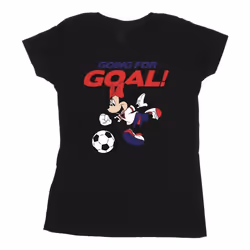 Disney - T-shirt GOING FOR GOAL - Femme (Noir)