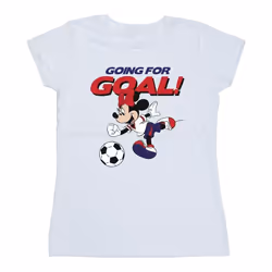 Disney - T-shirt GOING FOR GOAL - Femme (Blanc)