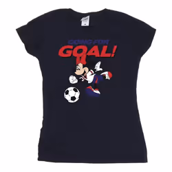 Disney - T-shirt GOING FOR GOAL - Femme (Bleu marine)