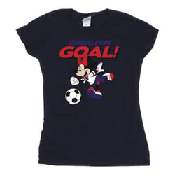 Disney - T-shirt GOING FOR GOAL - Femme (Bleu marine)