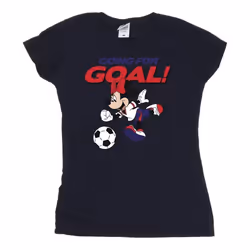 Disney - T-shirt GOING FOR GOAL - Femme (Bleu marine)