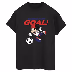 Disney - T-shirt GOING FOR GOAL - Femme (Noir)