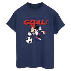 Disney - T-shirt GOING FOR GOAL - Femme (Bleu marine)