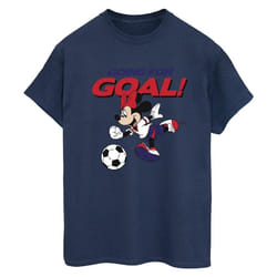 Disney - T-shirt GOING FOR GOAL - Femme (Bleu marine)