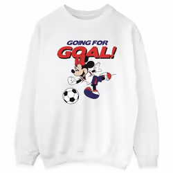 Disney - Sweat GOING FOR GOAL - Femme (Blanc)