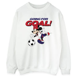 Disney - Sweat GOING FOR GOAL - Femme (Blanc)