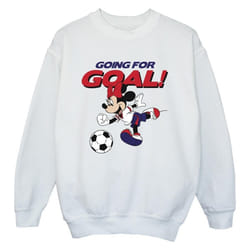 Disney - Sweat GOING FOR GOAL - Garçon (Blanc)